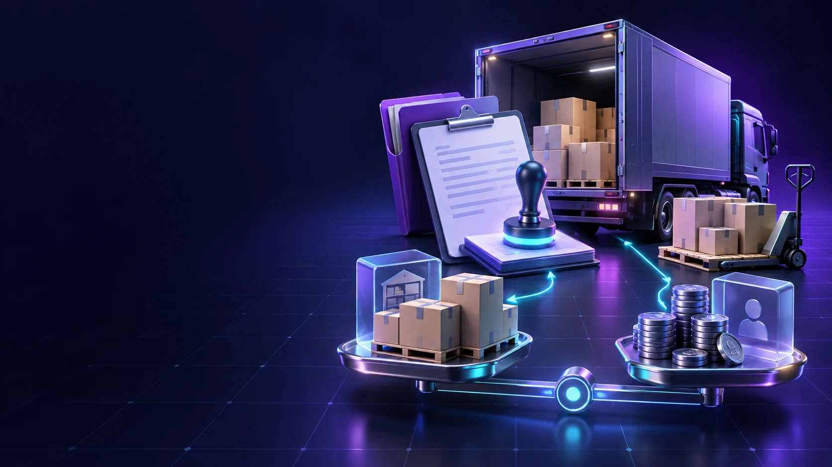 Приобретение связывает поставку, складскую приемку и задолженность поставщику.