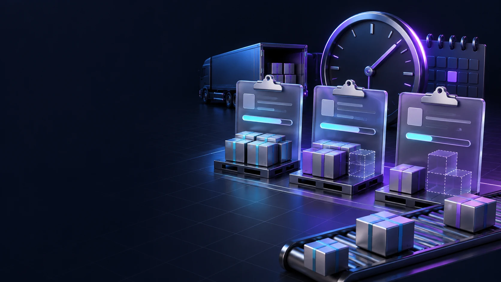 Тематическая 3D-иллюстрация: Как проверить сроки исполнения заказов поставщикам
