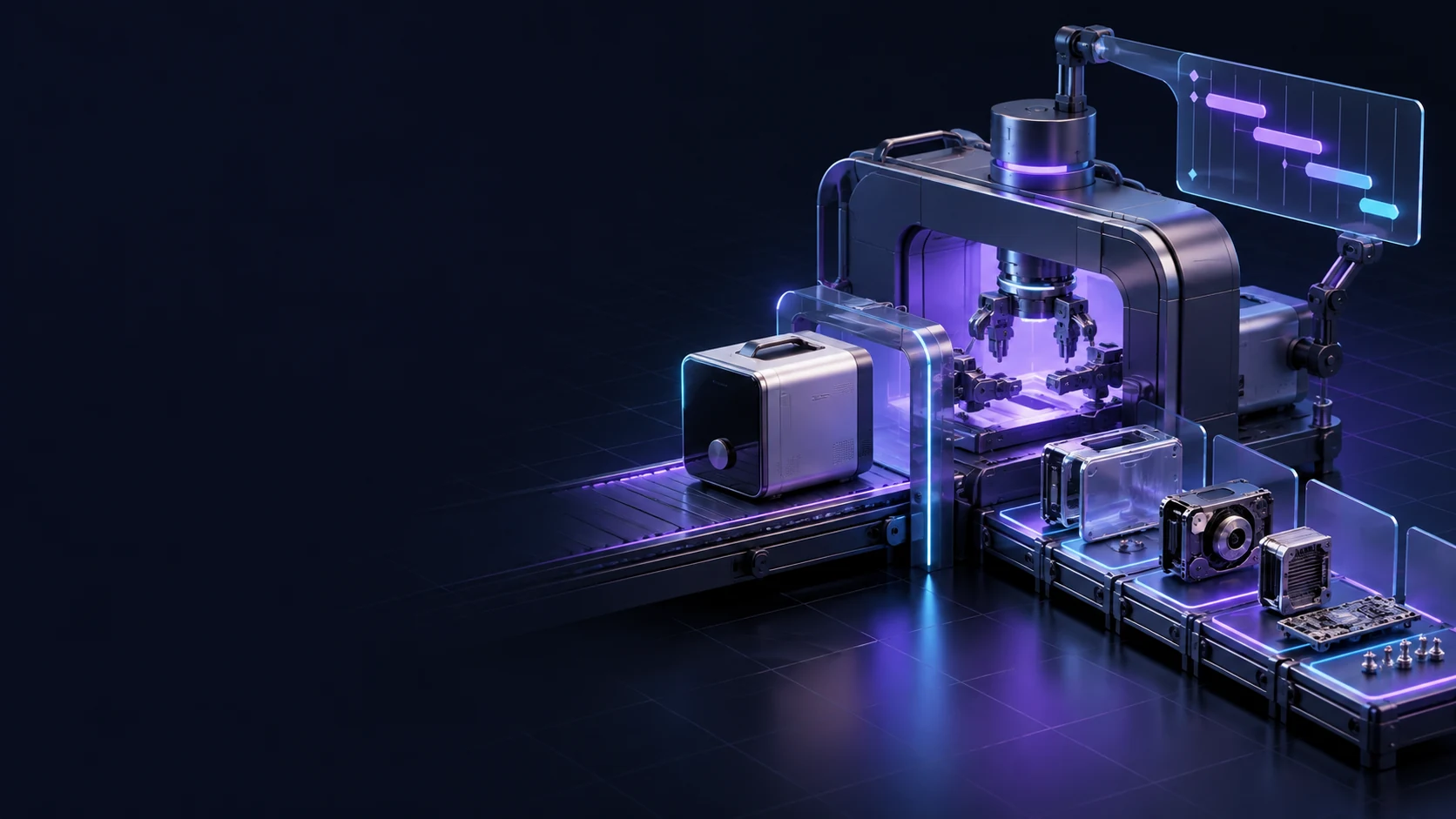Тематическая 3D-иллюстрация: Как запланировать разборку продукции производственным заказом