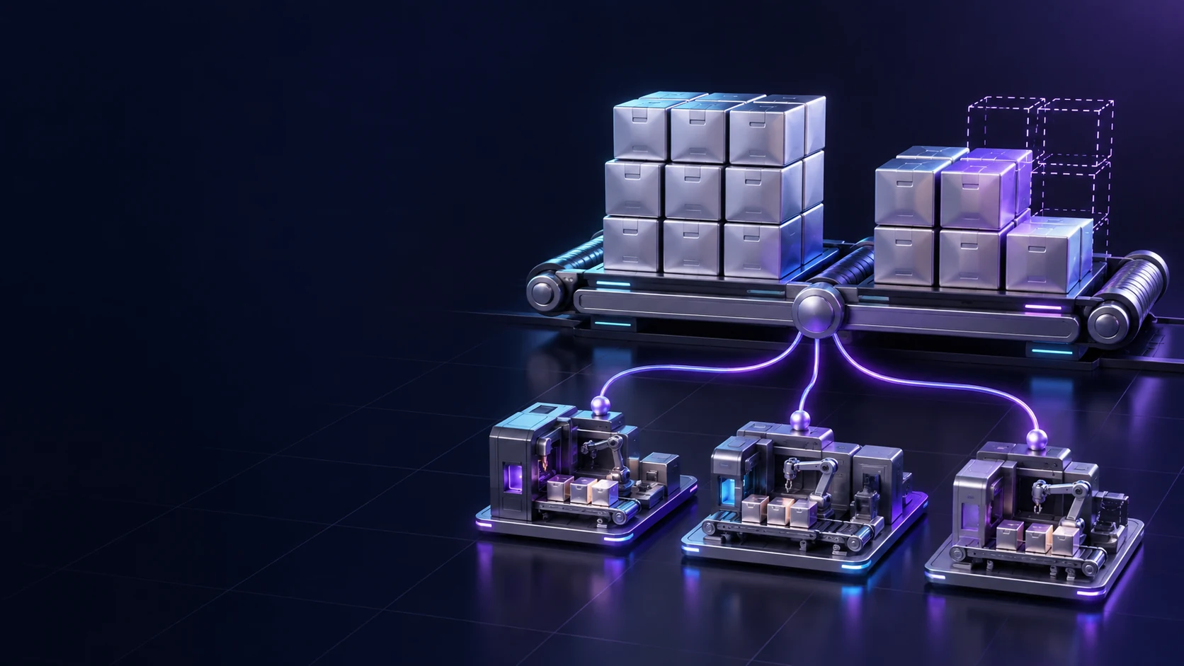 Тематическая 3D-иллюстрация: Как сравнить плановый и фактический выпуск продукции