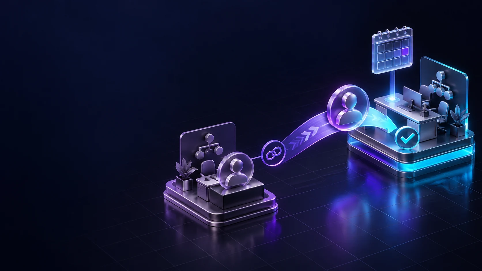 Тематическая 3D-иллюстрация: Как оформить кадровое перемещение сотрудника