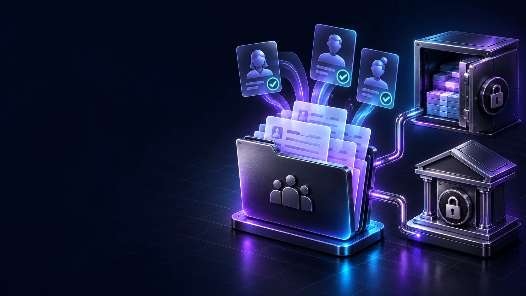 Тематическая 3D-иллюстрация: Как подготовить платёжную ведомость на зарплату